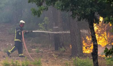 Madrid wildfire